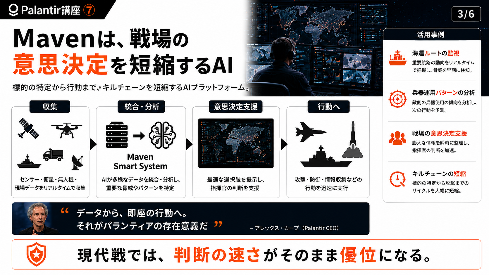 【Palantir講座⑦】民間成長の土台は国家にある ― Maven・Golden Dome・欧州拡大